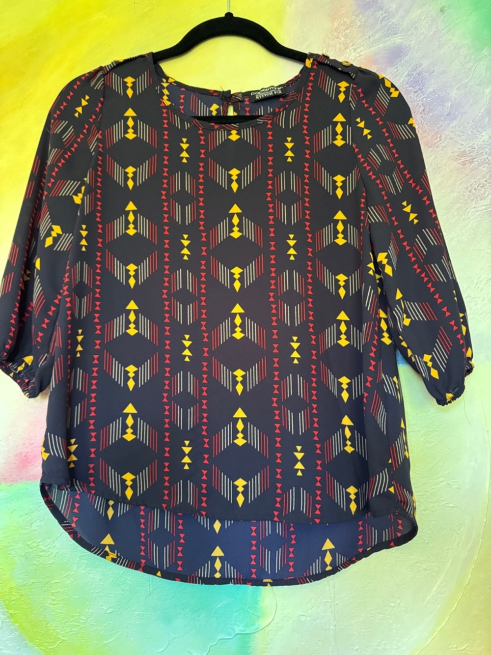Papermoon blouse, designed exclusively for personal styling service Stitch Fix.